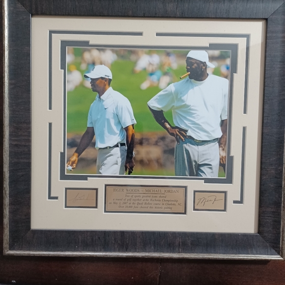 Picture Michel Jordan and Tiger Wood golf - Picture 3 of 3